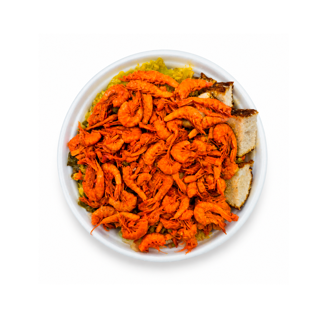 Marmitex de 1 kg com camarão